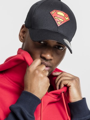 Шапка с козирка Superman Flexfit Cap blk/blk Youth