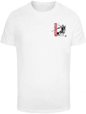 Тениска Metal Gear Solid Action Tee white XXL