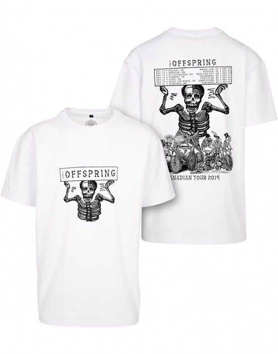 Тениска Offspring Canadian Tour Oversize Tee white XXL