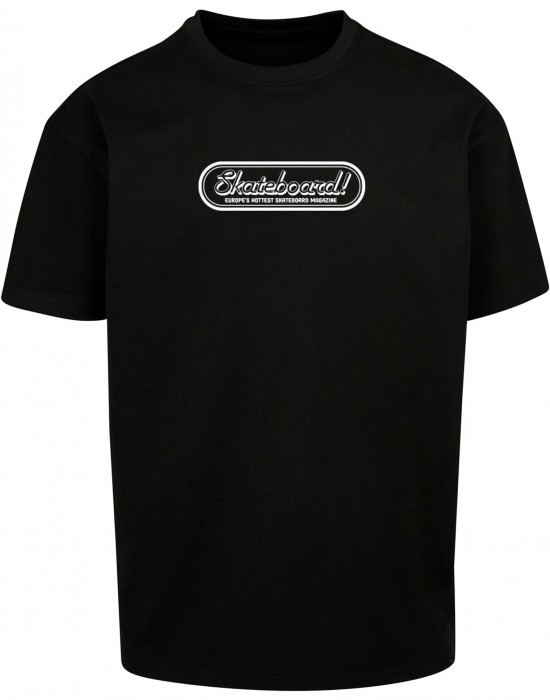 Тениска овърсайз The Skateboard Magazin Logo Oversize Tee black XXL
