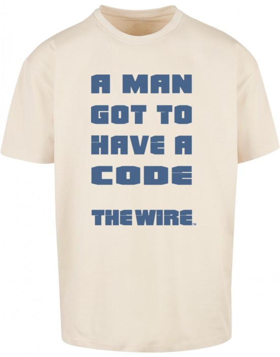 Тениска овърсайз The Wire A Man Heavy Oversize Tee sand XXL