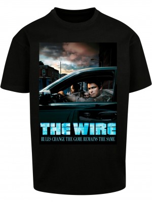 Тениска овърсайз The Wire Poster Heavy Oversize Tee black XXL