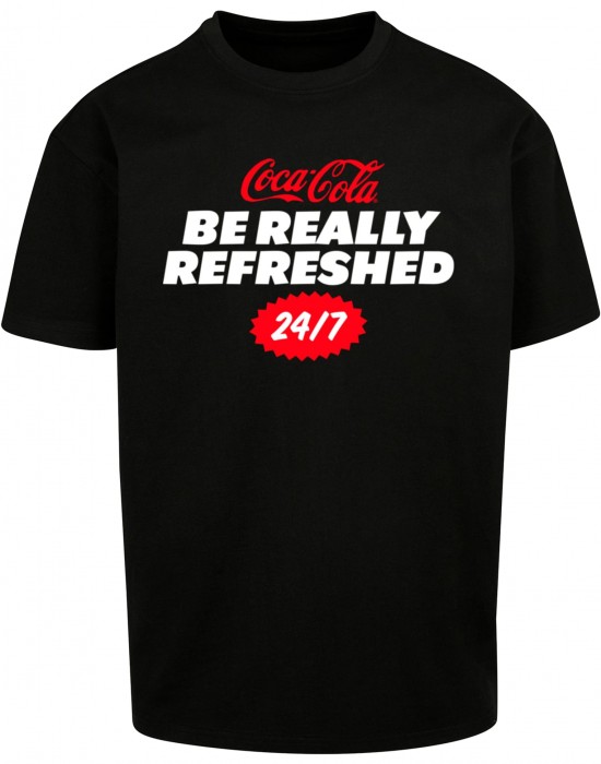 Тениска Coca Cola Refreshed Oversize Tee black XXL