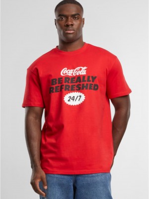 Тениска Coca Cola Refreshed Oversize Tee cityred XS