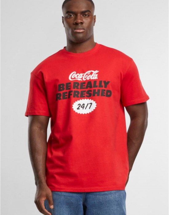 Тениска Coca Cola Refreshed Oversize Tee cityred XS