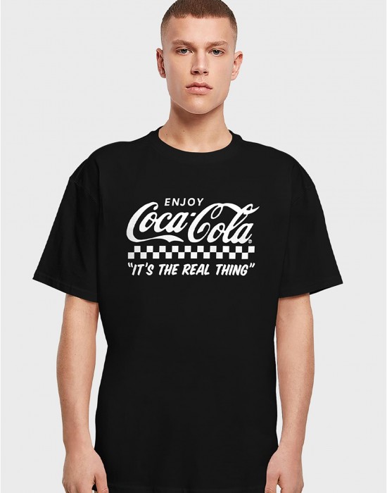 Тениска Coca Cola Enjoy Coke Oversize Tee black XXL