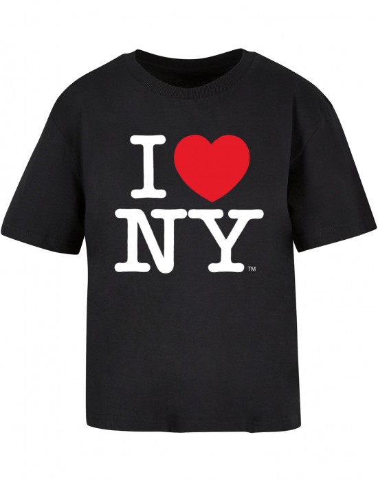 Тениска Ladies I Love NY Tee black XXL