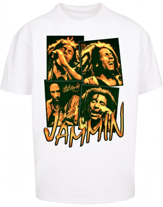 Тениска Bob Marley Jammin Live Oversize Tee white XXL