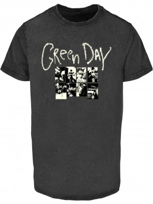 Тениска Green Day Collage Acid Tee black XXL