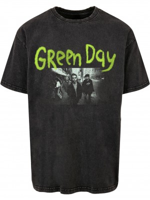 Тениска Green Day Dookie Anniversary Oversize Acid Tee black XXL
