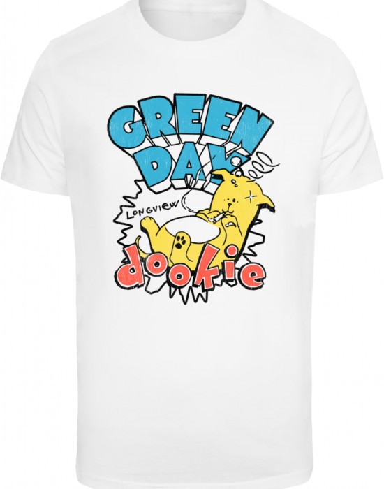 Тениска Green Day Dookie Longview Tee white XXL