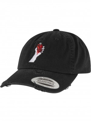 Шапка с козирка Green Day American Idiot Symbol Dad Cap black one size