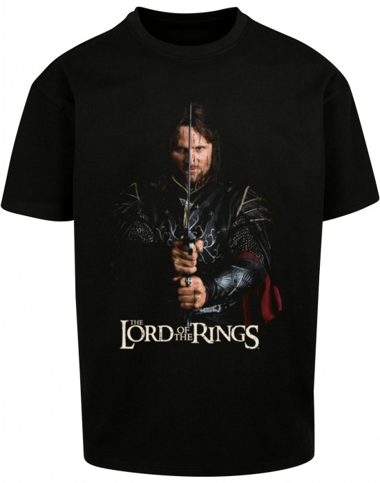Тениска Lord of the Rings - Aragorn Heavy Oversize Tee black XXL