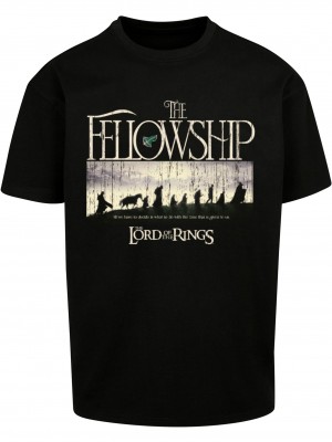 Тениска Lord of the Rings - Fellowship Heavy Oversize Tee black XXL