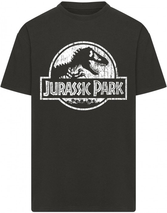 Тениска Jurassic Park Distressed Logo Oversize Tee black XXL