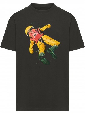 Тениска A Space Odyssey Astronaut Oversize Tee black XXL