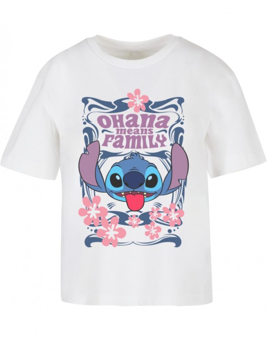 Тениска Lilo & Stitch Ohana Means Family Tee white XXL
