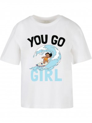 Тениска Lilo & Stitch You Go Girl Tee white XXL