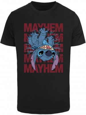 Тениска Lilo & Stitch Mayhem Tee black XXL