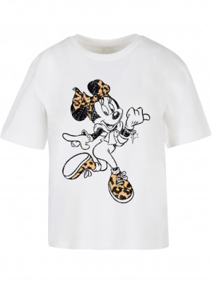 Тениска Minnie Mouse Leo Tee white XXL
