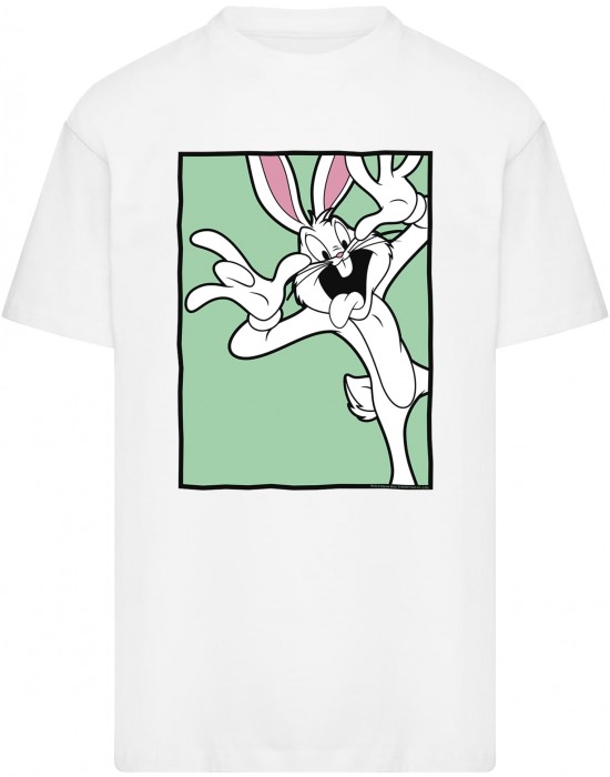 Тениска Looney Tunes Funny Face Oversize Tee white XXL