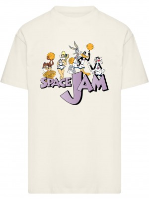 Тениска Space Jam Group Oversize Tee sand XXL