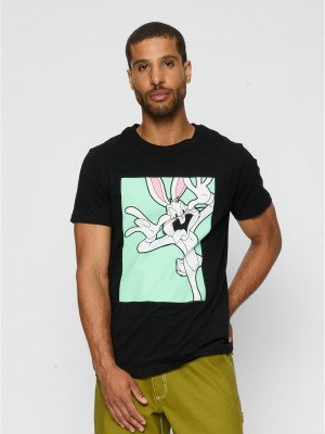 Тениска Looney Tunes Bugs Bunny Funny Face Tee black XXL