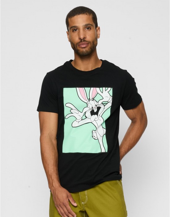 Тениска Looney Tunes Bugs Bunny Funny Face Tee black XXL