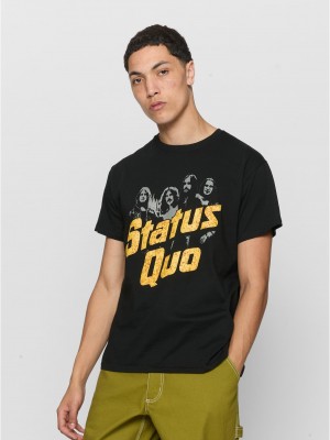 Тениска Status Quo Vintage Tee black XXL