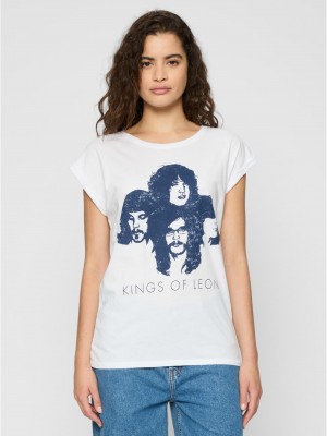 Тениска Ladies Kings of Leon Silhouette Tee white XS