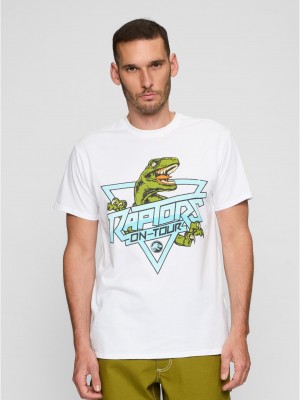 Тениска Jurassic Park Raptors Tee white XXL