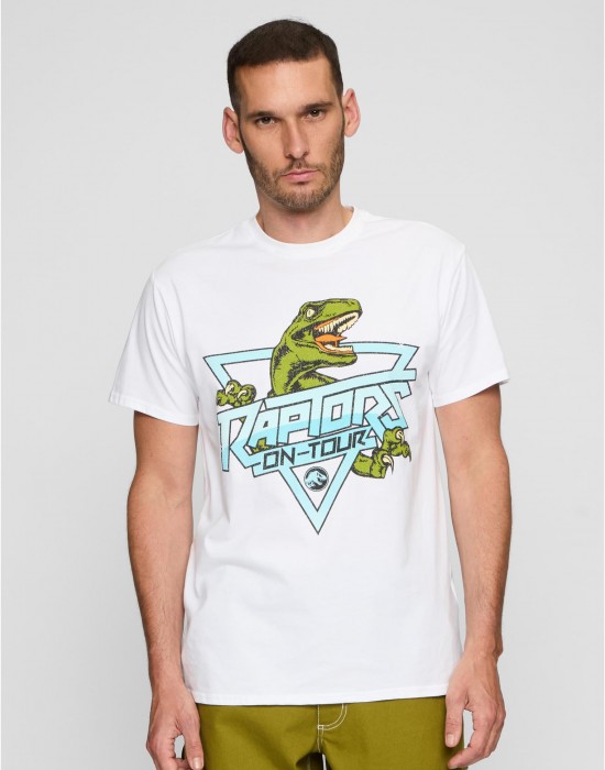 Тениска Jurassic Park Raptors Tee white XXL