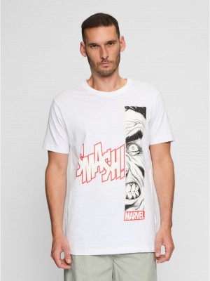 Тениска Angry Hulk Tee white XXL