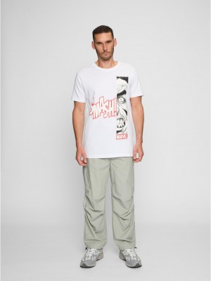 Тениска Angry Hulk Tee white XXL