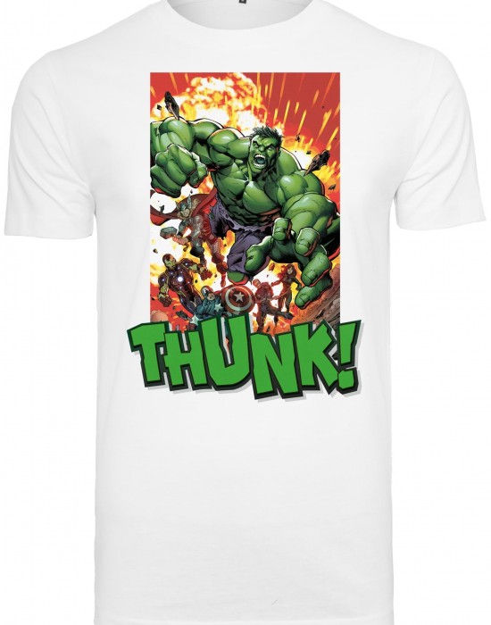 Тениска Avengers Explosion Tee white XXL