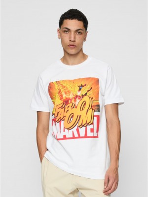 Тениска Avengers Faboom Tee white XXL