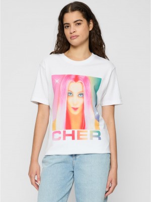 Тениска Cher Prisma Tee white XXL