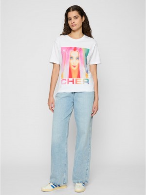Тениска Cher Prisma Tee white XXL