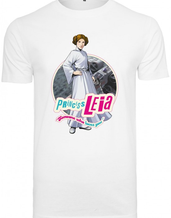 Тениска Star Wars Leia Logo Tee white XXL