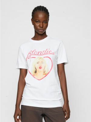 Тениска Blondie Heart of Glass Tee white XXL
