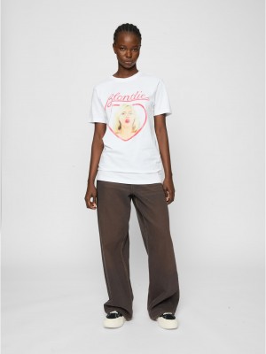 Тениска Blondie Heart of Glass Tee white XXL