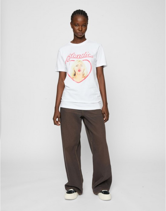 Тениска Blondie Heart of Glass Tee white XXL
