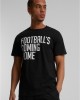 Тениска Footballs Coming Home Logo Tee black XXL