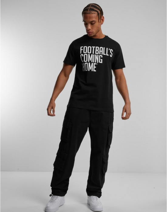 Тениска Footballs Coming Home Logo Tee black XXL