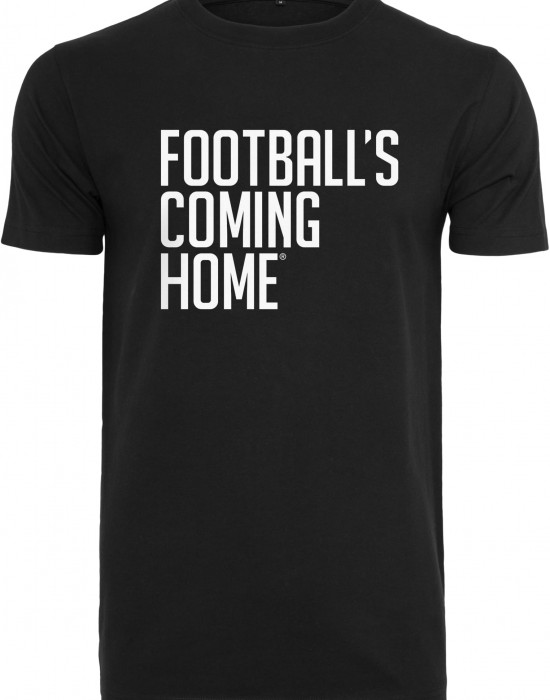 Тениска Footballs Coming Home Logo Tee black XXL