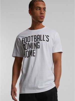 Тениска Footballs Coming Home Logo Tee white XXL