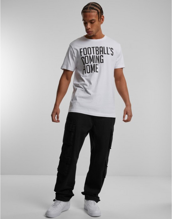 Тениска Footballs Coming Home Logo Tee white XXL