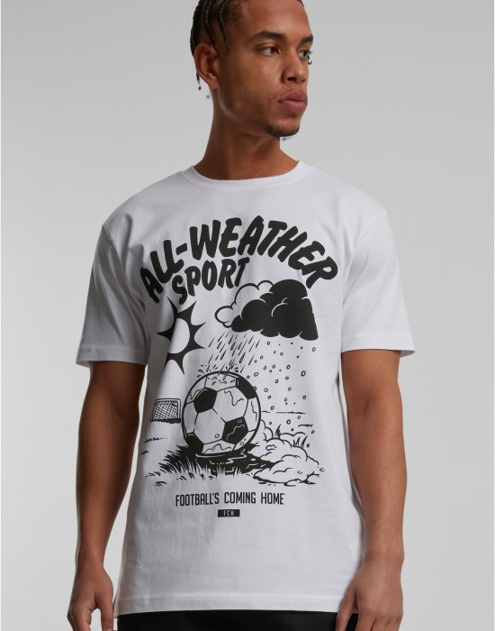 Тениска Footballs Coming Home All Weather Sports Tee white XXL