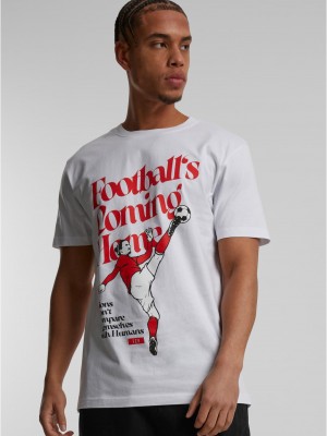 Тениска Footballs Coming Home Lions Tee white XXL