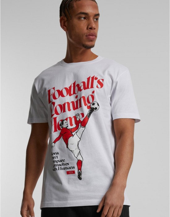 Тениска Footballs Coming Home Lions Tee white XXL